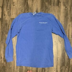 Sewing Down South long sleeve blue shirt